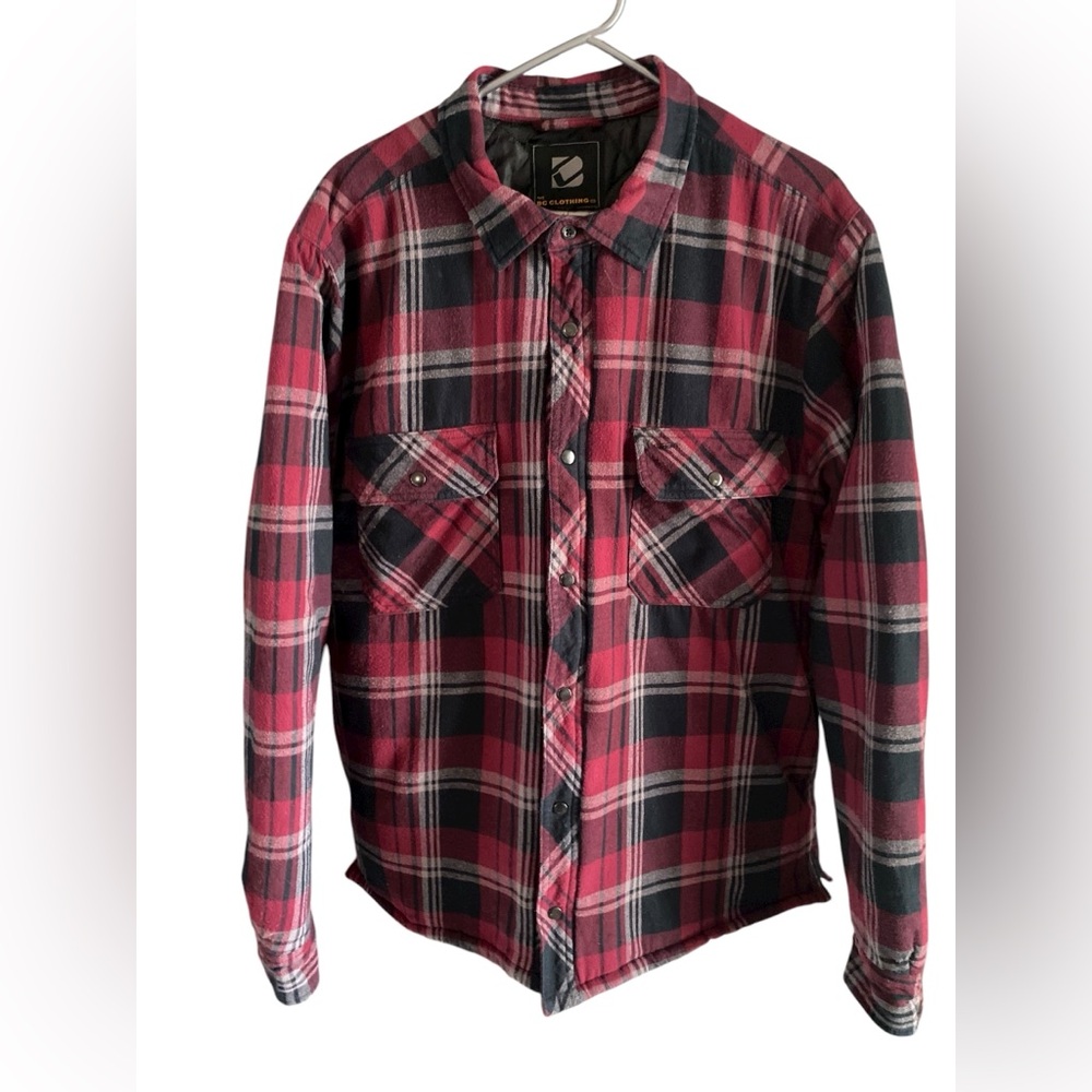 BC Clothing Lined flannel Jacket L